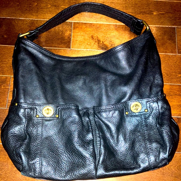 Marc By Marc Jacobs Handbags - Marc by Marc Jacobs black leather turnkey Tote Black Leather Shoulder bag